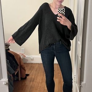 french connection dark grey sweater